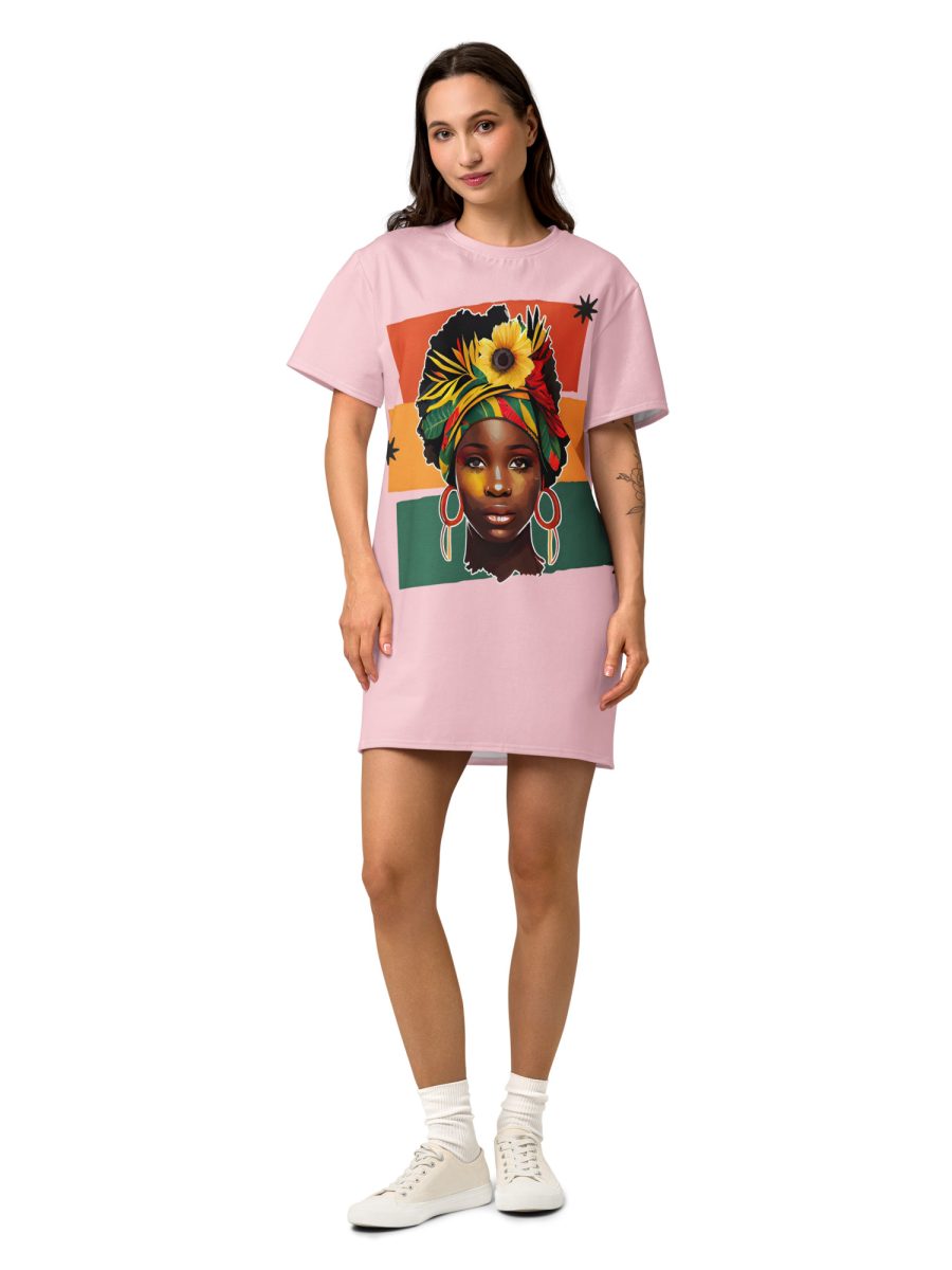 Vestido camiseta de algodón